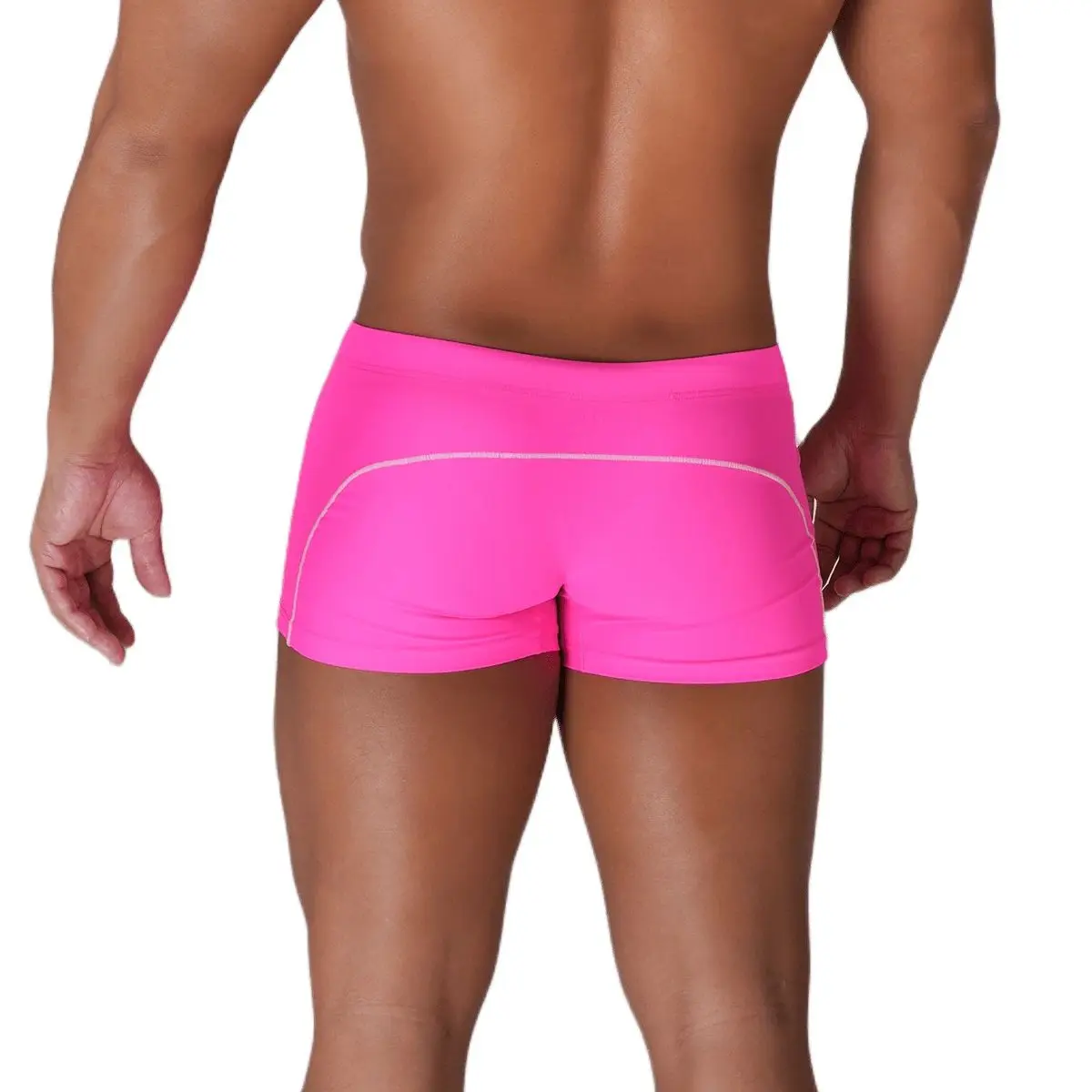 

Men Y2K Swimwear Drawstring Swimming Trunks Comfortable Bulge Pouch Swim Underwear Summer Beachwear Bathing Shorts Man Bottoms