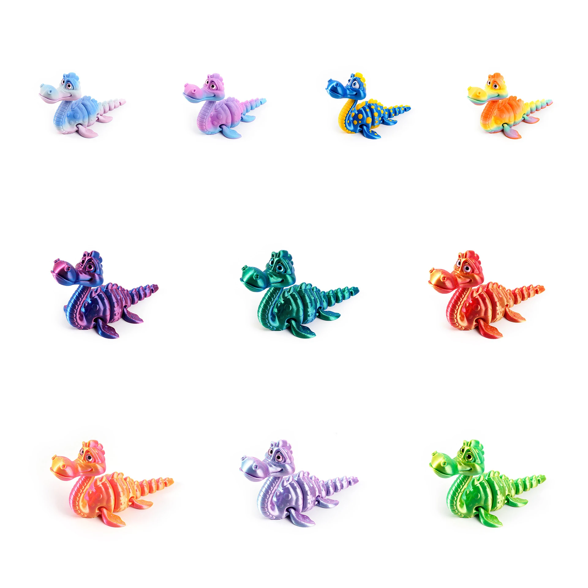 3D 인쇄 동물 피규어 모델 홈 액세서리에 대 한 멀티 조인트 이동식 시뮬레이션 눈 어린이 선물 장난감 데스크탑 룸 장식