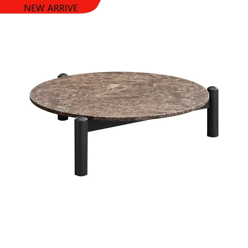 

Marble round Tea Table Modern Minimalist Designer Living Room Side Table