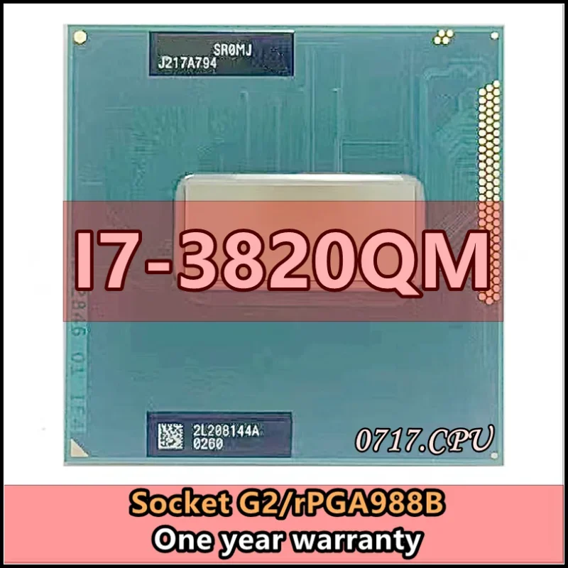 Cpuプロセッサ,I7-3820qm i7 3820qm, sr0mj, 2.7 ghz,クアッドコア,8スレッド,ソケットg2/rpga988b