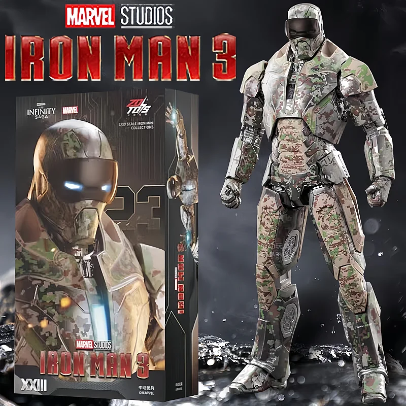 

Zd Toys Железный человек 3 Striker Mark23 Mk23 оттенки Marvel Studios модель 7-дюймовая фигурка подарок на день рождения игрушка