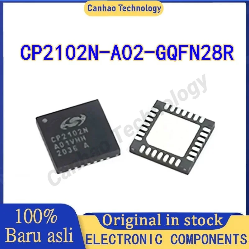 

5PCS CP2102N-A02-GQFN28R CP2102 CP2102N CP2102N-A CP2102N-A02 CP2102N-A02-GQFN28 IC USB TO UART BRIDGE QFN-28 in Stock