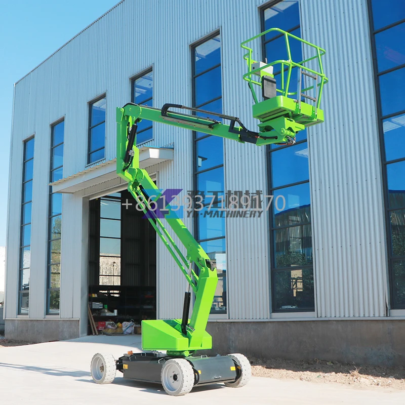 16m 18m Telescopic Towable Self Propelled Articulated Cherry Picker Spider Boom Lift Aerial Work Platform