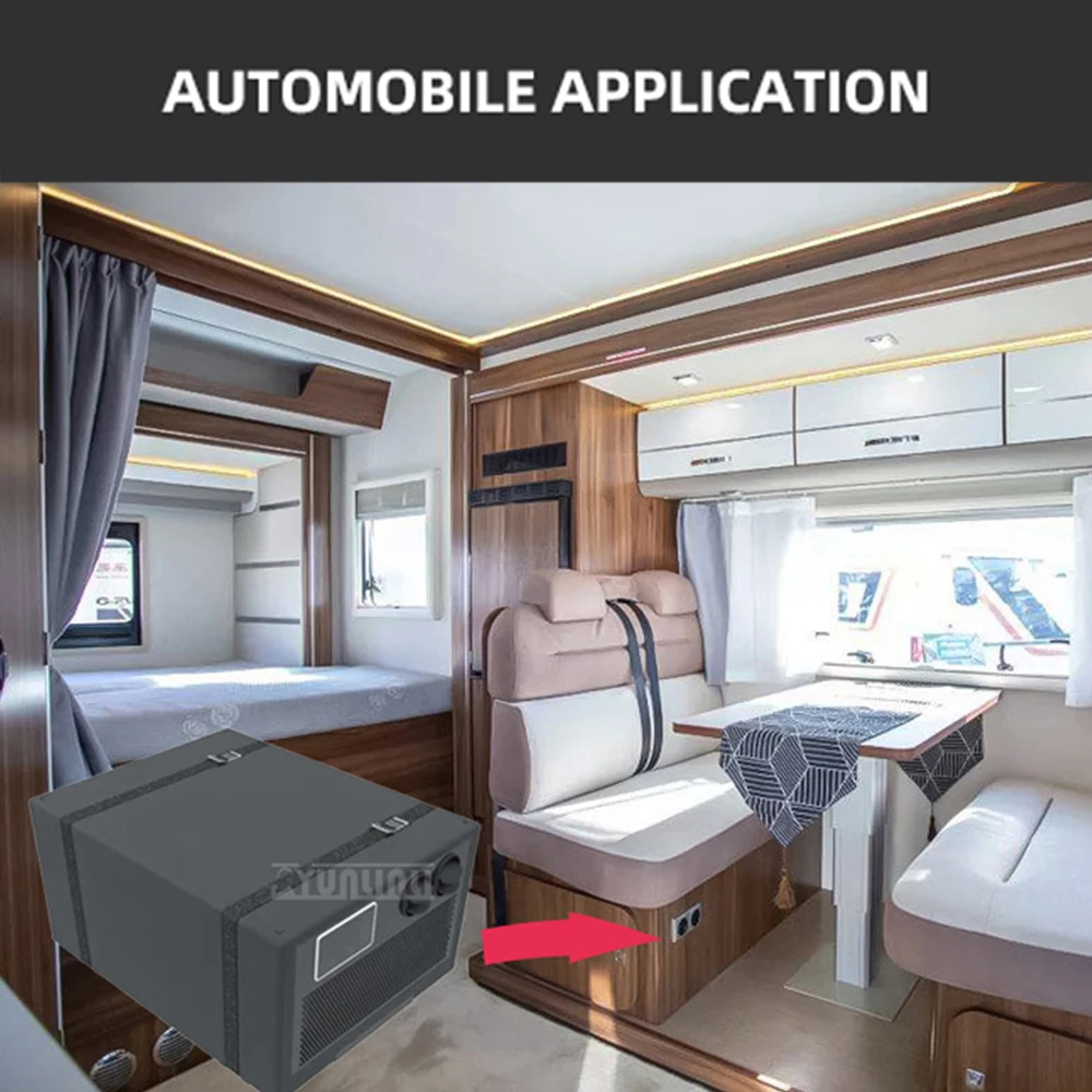 Camping Electric Air Conditioner Integrated Internal Installation Mini Aire Acondicionado 24V Automotive Air-conditioning