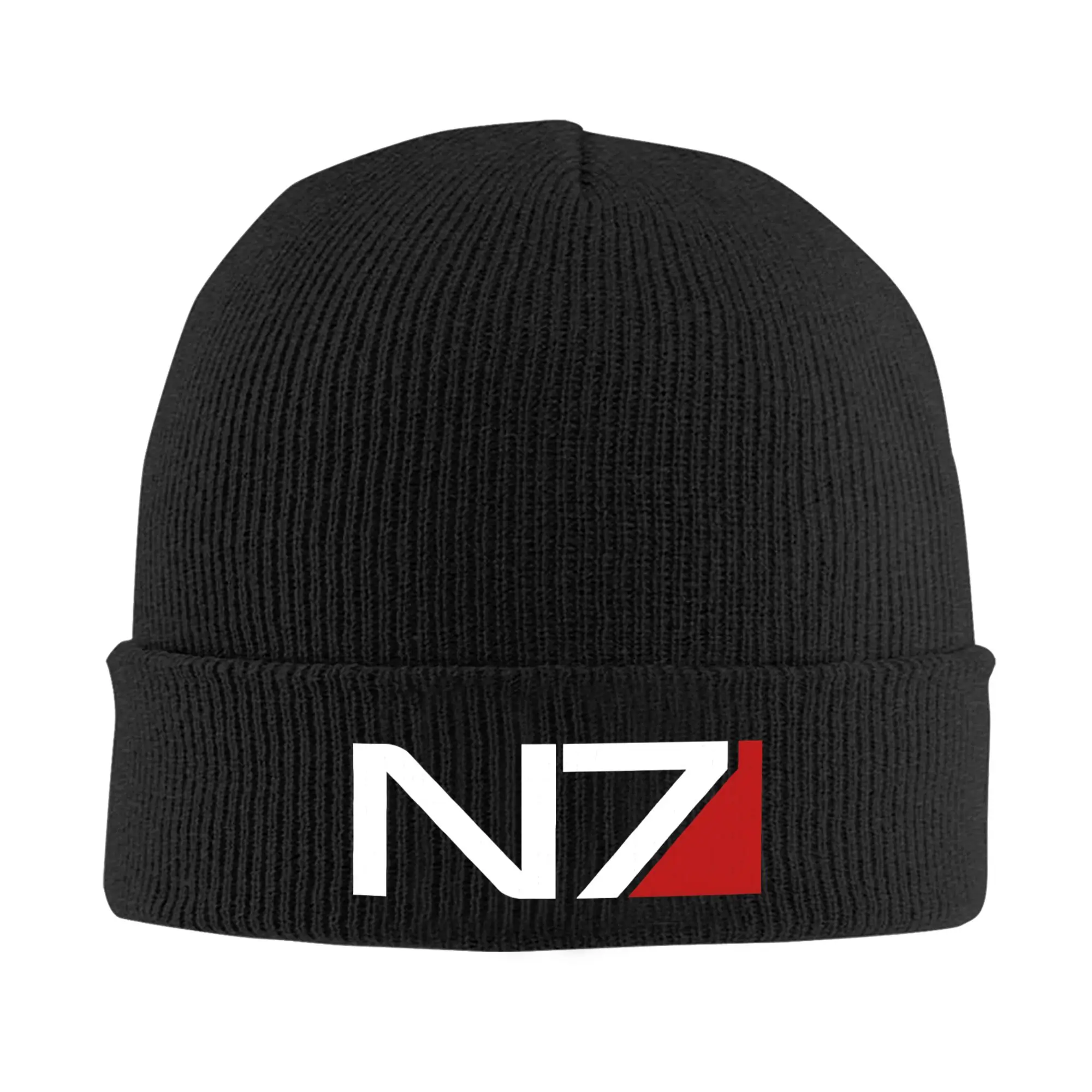 Effect Mass N7 Game Hat Autumn Winter Skullies Beanies Street  Cap Unisex Acrylic Knitted Caps