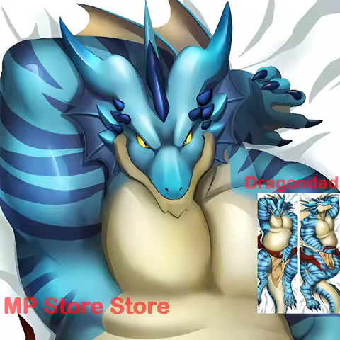 Dakimakura Dragondad Double-sided anime life-size hugging pillowcase Adult pillows cover