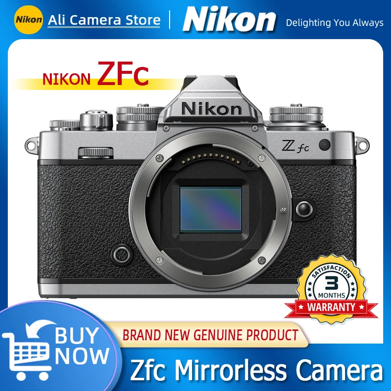 كاميرا Nikon Z fc Zfc DX-Format بدون مرآة كاميرا رقمية اختيارية NIKKOR Z DX 16-50mm f/3.5-6.3 VR أو Z 28mm F2.8 عدسة