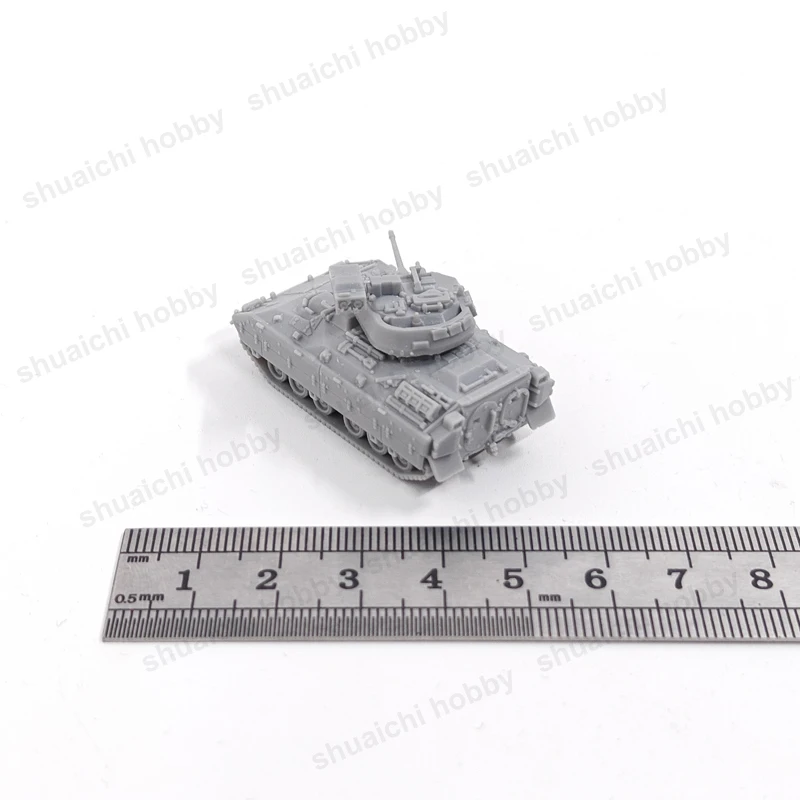 5PCS M3A1 Tracked Armored Fighting Vehicle Model 1/144 Scale Medium Infantry Battle Vehicles DIY Assembly Parts for Collection