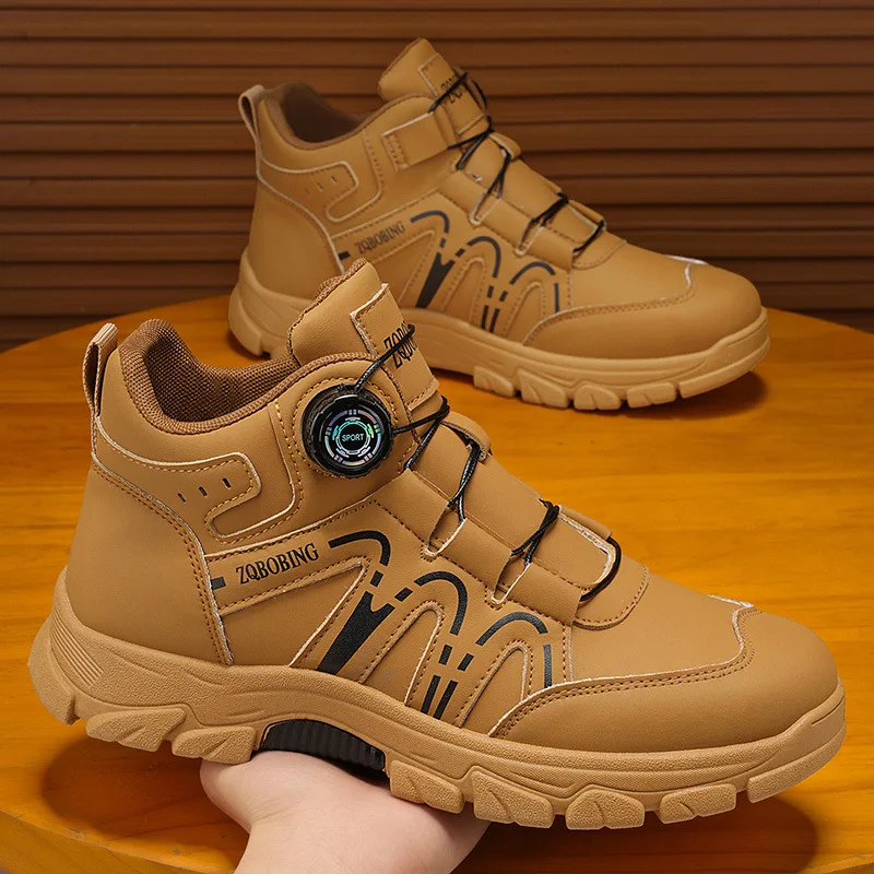 2026 New Korean Version of Four Seasons Men's Sports Shoes Trendy Plus Size Men's Casual Single Shoes