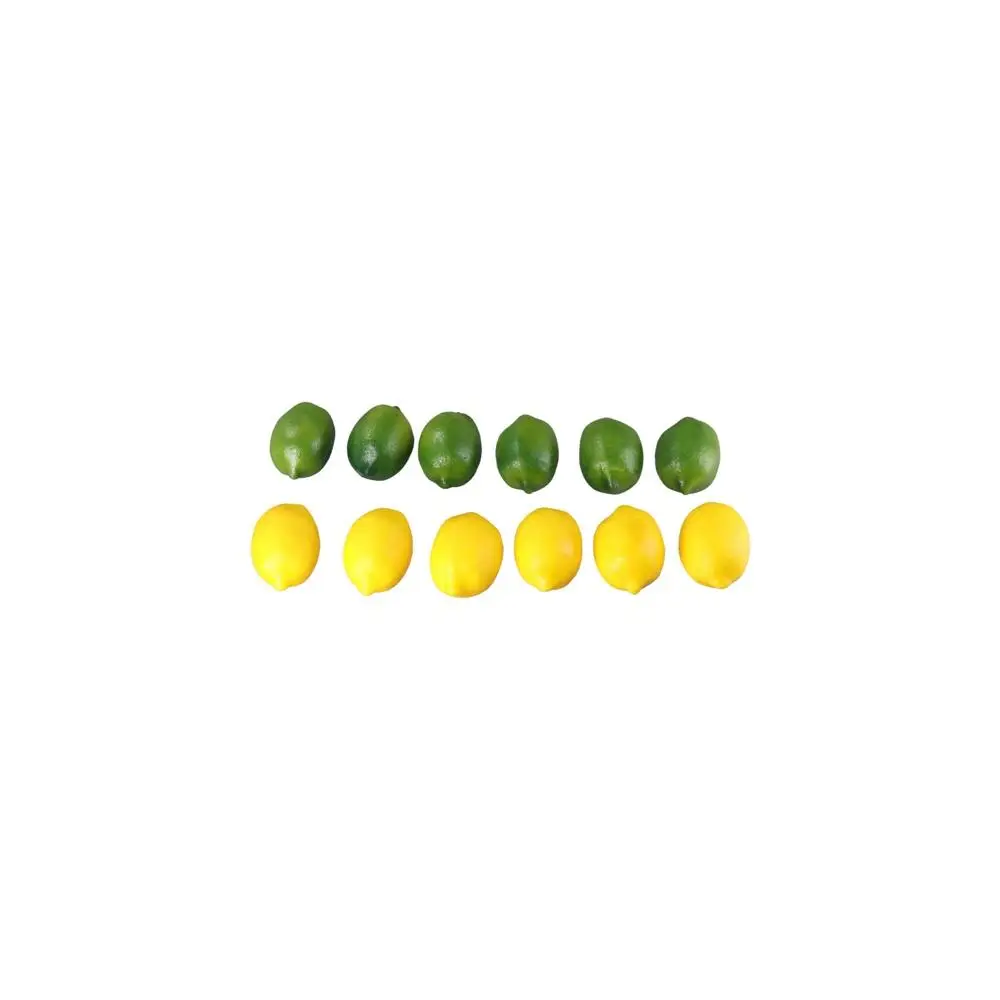 

Photography Christmas Wedding Lifelike Kitchen Simulation Fake Fruit Decoration Artificial Lemon