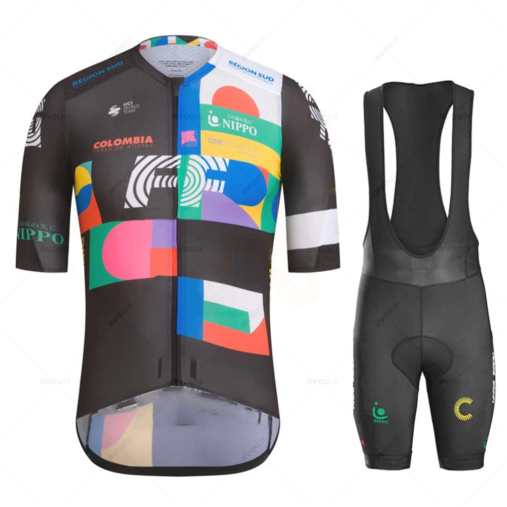 Breathable Cycling Jersey Set for Men, MTB Clothing, Mountain Bike Wear, Bicycle Clothes, Summer, New Team