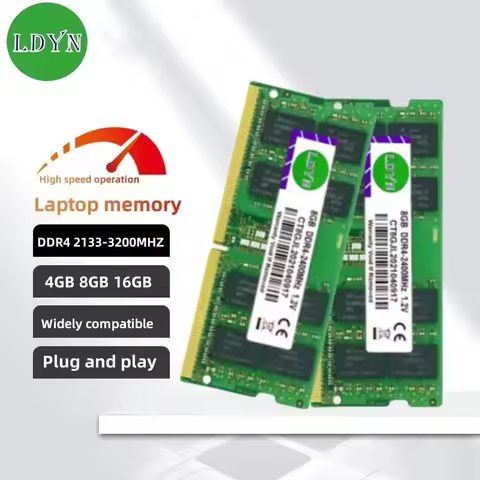10PCS Notebook Memory Ram DDR4 4GB 8GB 16GB 2133 2400 2666 3200MHZ PC4-19200 21300 25600 SODIMM 260PIN 1.2V Laptop Memorias Ram
