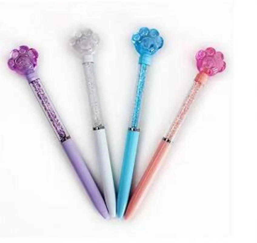 48 pcs/lot Kawaii Cat paw Pen Cute 0.7MM Neutral Pens School Office Writing Supplies Stationery Gift