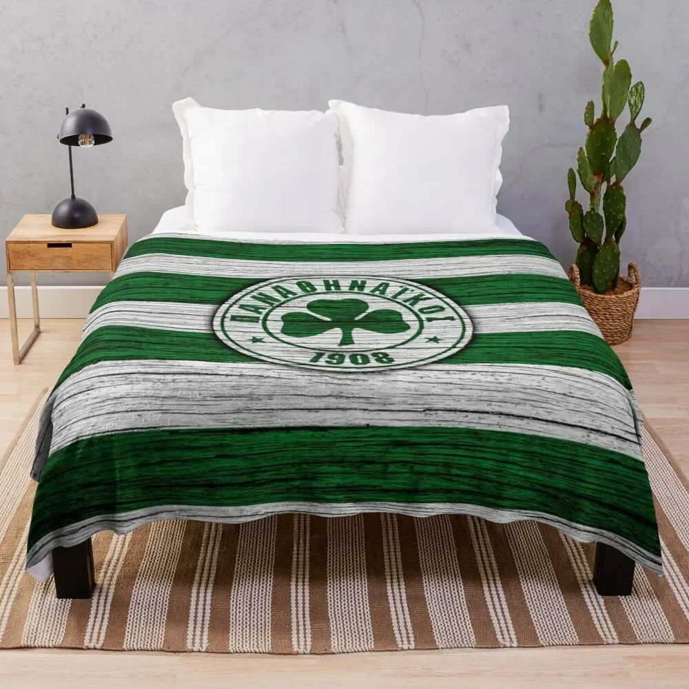 

Panathinaikos Throw Blanket manga Polar Summer Blankets