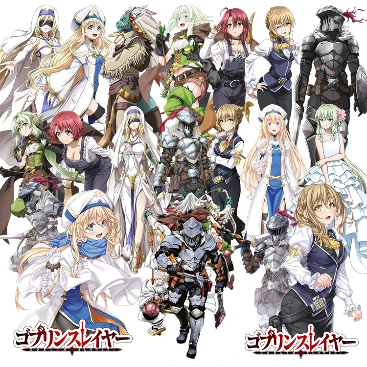 Anime Cartoon Desktop Decor Cosplay Student Goblin Slayer Priestess High Elf Archer Guild Girl Acrylic Stand Model Plate Gift