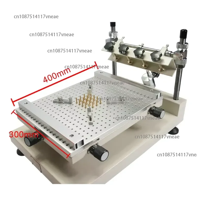 In Stock Silkscreen Printing Machine Manual Control PCB SoldePaste ZB3040H Printe250x400mm Welding Soldering Machine Use