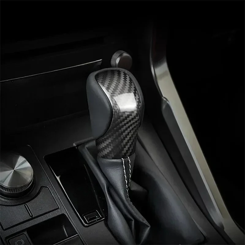 

For Lexus RX IS ES NX RC RX200t RX350 RX400h IS250 IS300 ES250 ES300h ES350 NX300h NX200 Dry Carbon Fiber Gear Shift Knob Cover