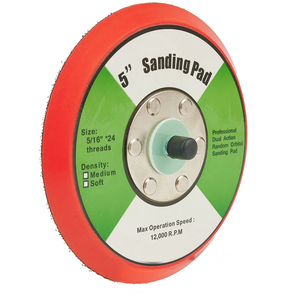 5 inch 125mm Dual Action Polishing Backing Plate Compatible with DAS6 and For guild Machines Using 5/16 UNF Thread