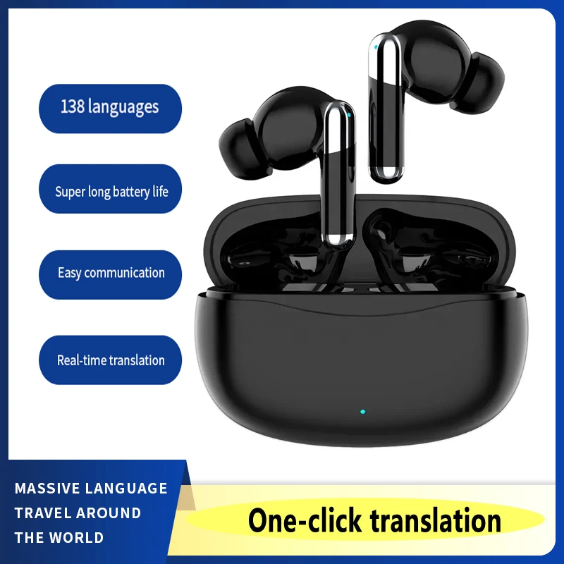 

Multi-language translation Bluetooth translation earphones smart offline recording spoken language learning translation earbuds