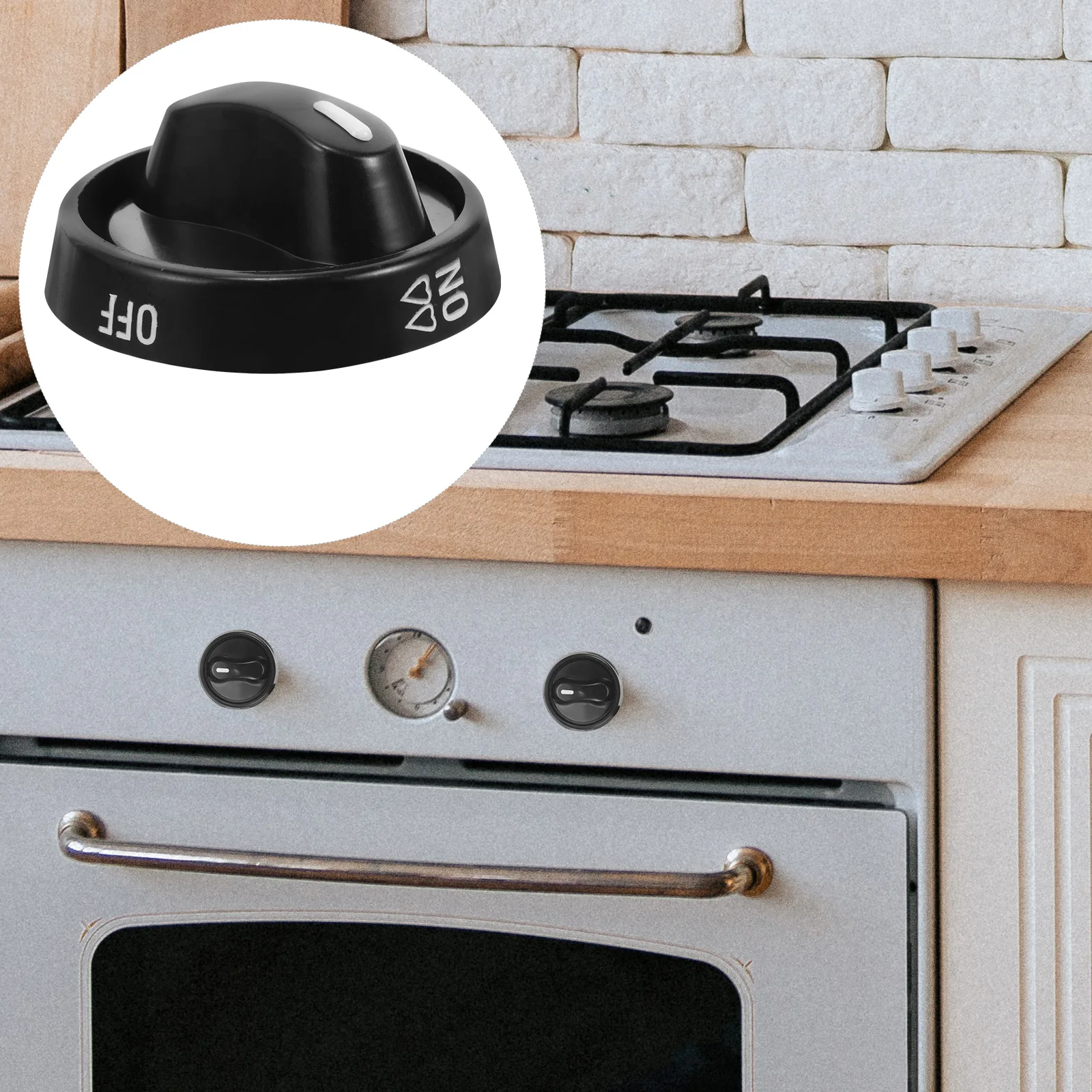 

4 шт. ручки для газовой плиты, черные пластиковые запасные части, универсальные ручки для кухонной плиты, легко прочные, гладкие для кухонной духовки