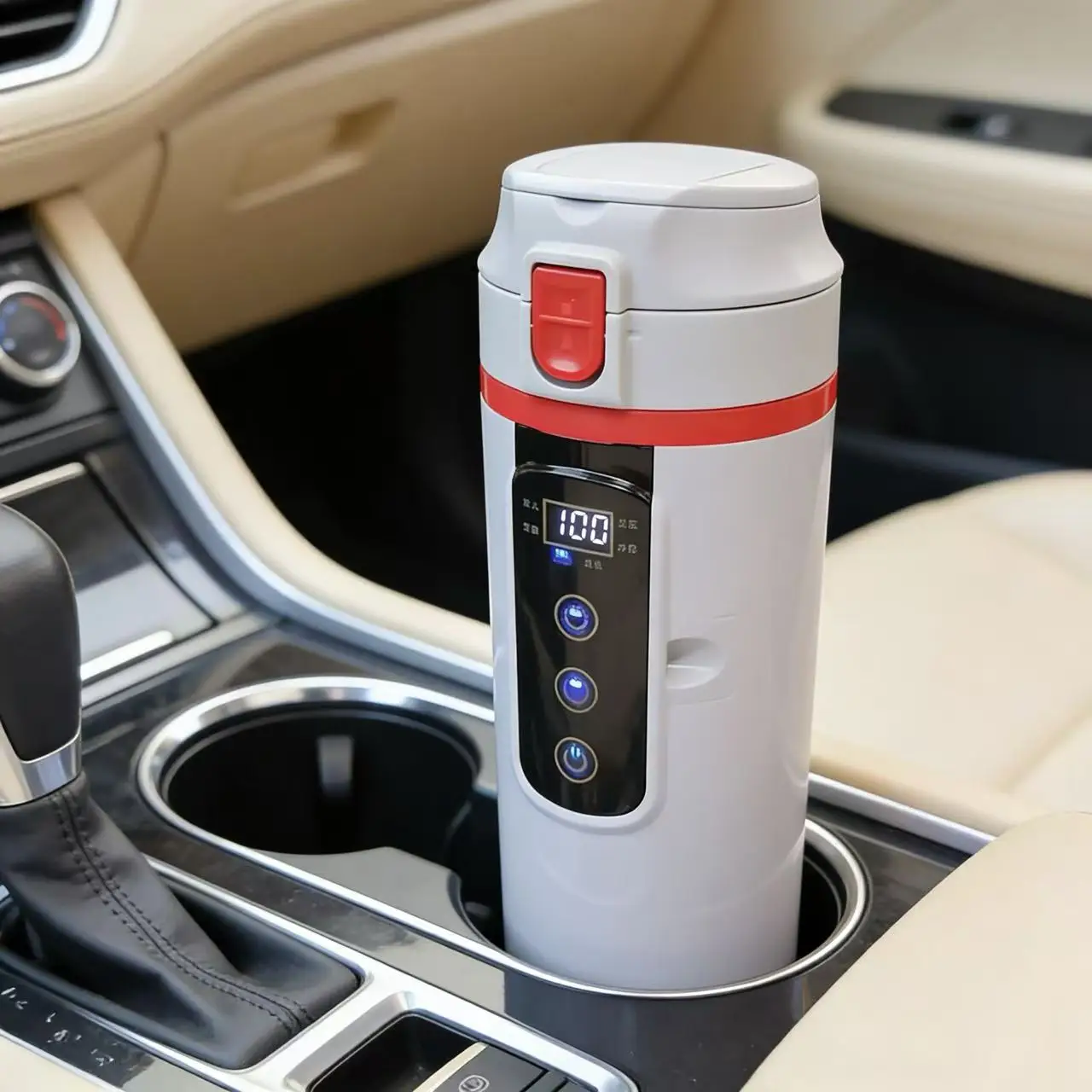 

Car Heating Cup Large-Capacity Boiling Water Cup 304 Stainless Steel Insulated Integrated Intelligent Electric Heating