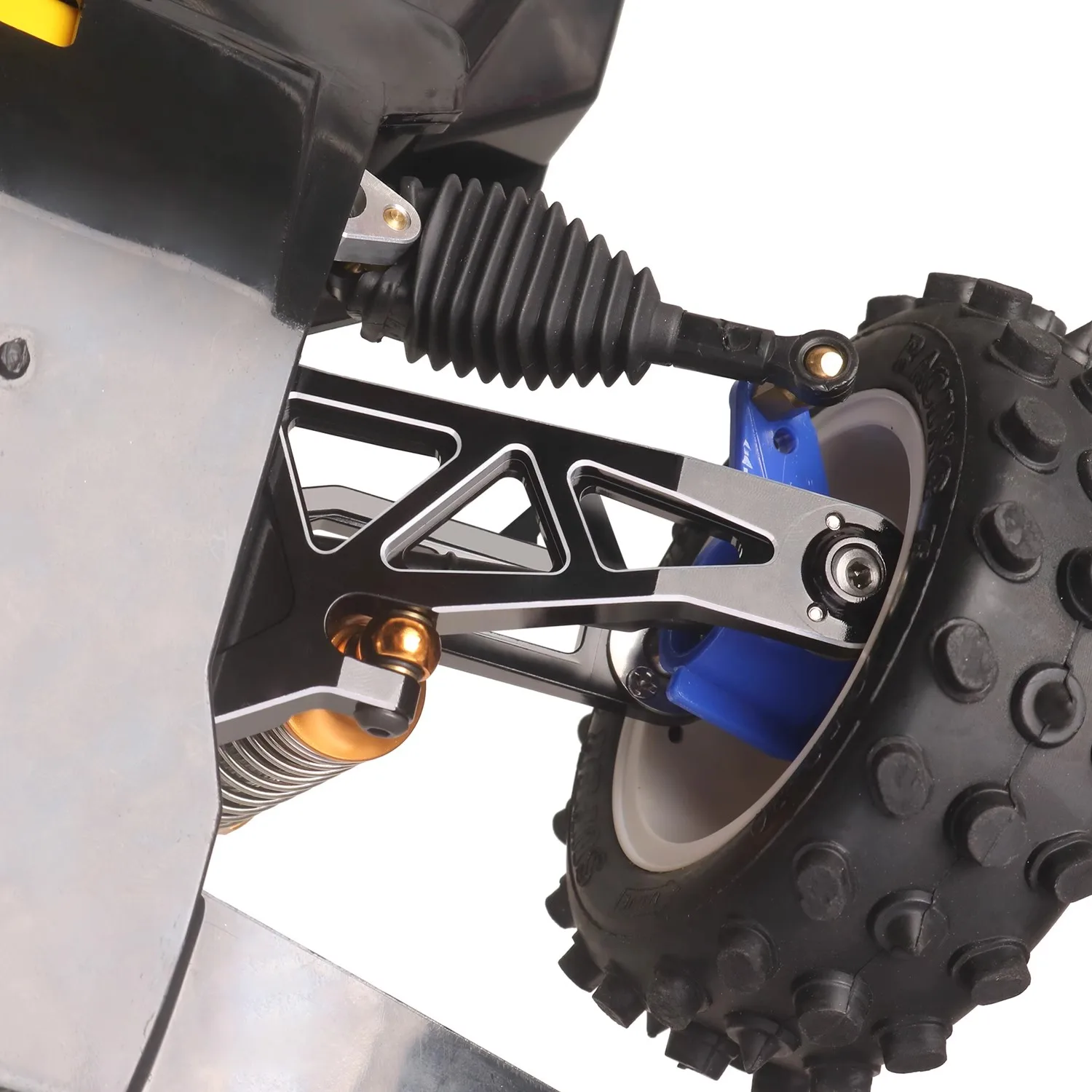 KYX Tamiya 1/10 The Bigwig Tycoon 2017 Edition 47330 أذرع علوية وسفلية من سبائك الألومنيوم