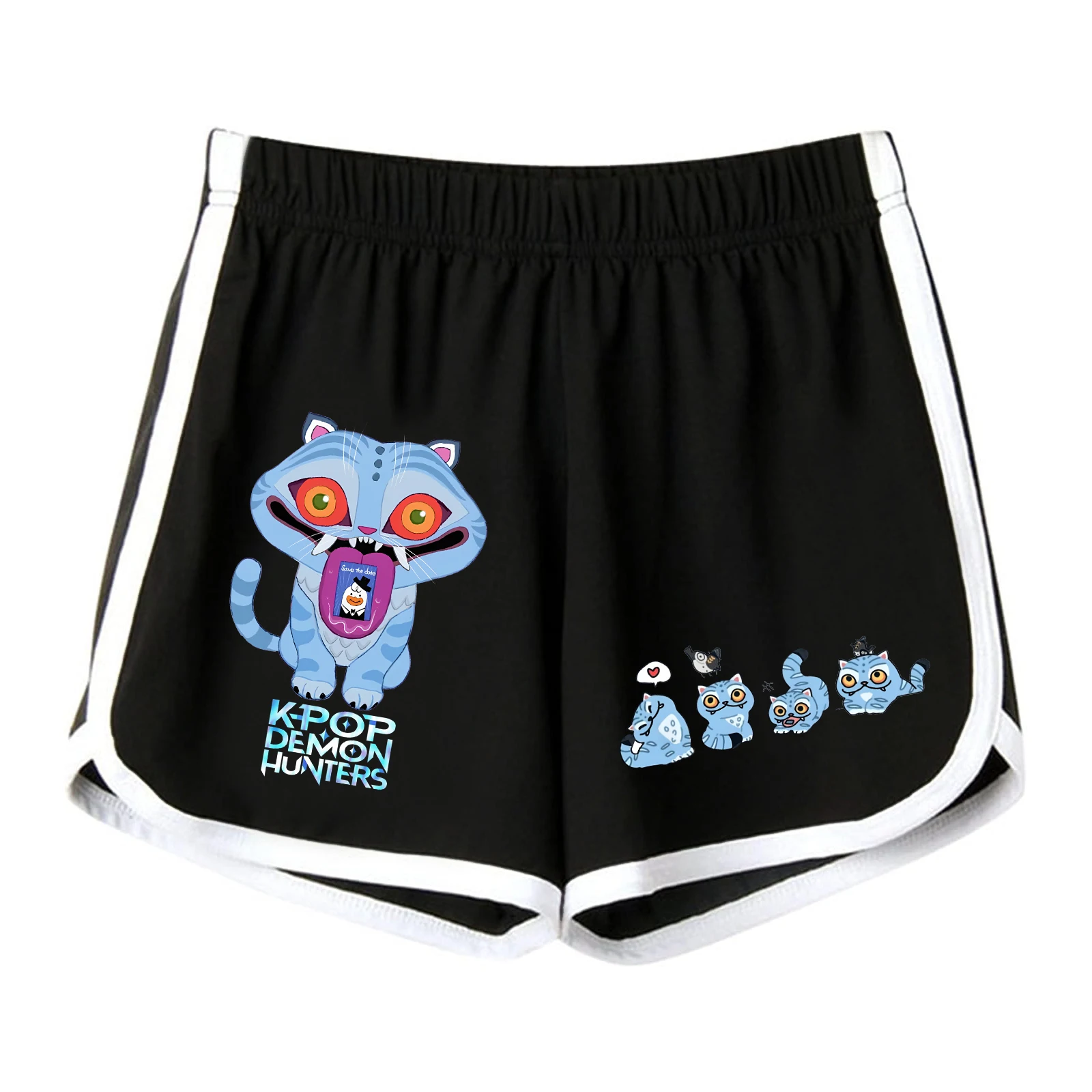 K-pop аниме Kpop Demon Hunter Tiger шорты женские летние пляжные шорты для путешествий подарок фанату