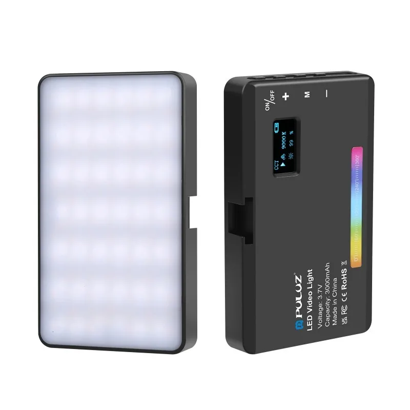 Pocket 140 LEDs RGB Full Color Beauty Fill Light Handheld Photography LED Light For Phone Camcorder Canon Nikon DSLR Camera