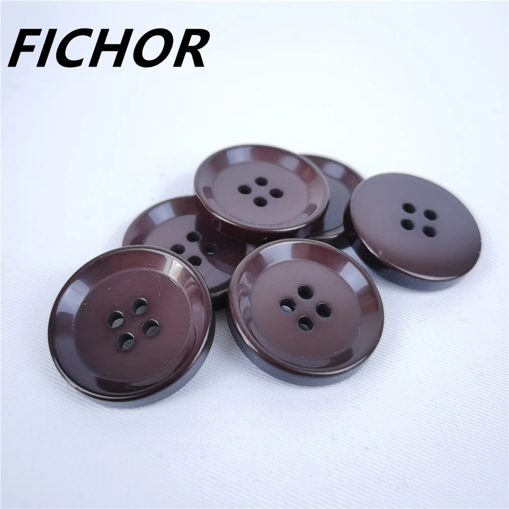 

30.5mm 10Pcs 4 Hole Plastic Resin Round Buttons Craft Buttons Fit Sewing Scrapbooking DIY Plastic Buttons Craft Buttons