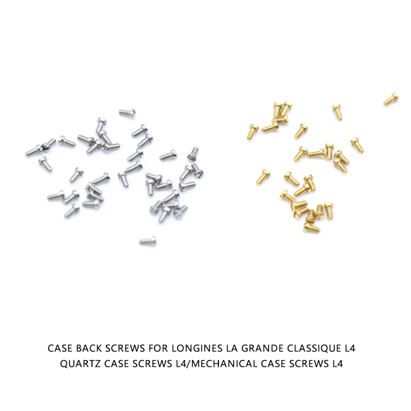 Case Back Screws For Longines La Grande Classique L4 Quartz Case Screws L4/Mechanical Case Screws L4 Watch Accessory Parts