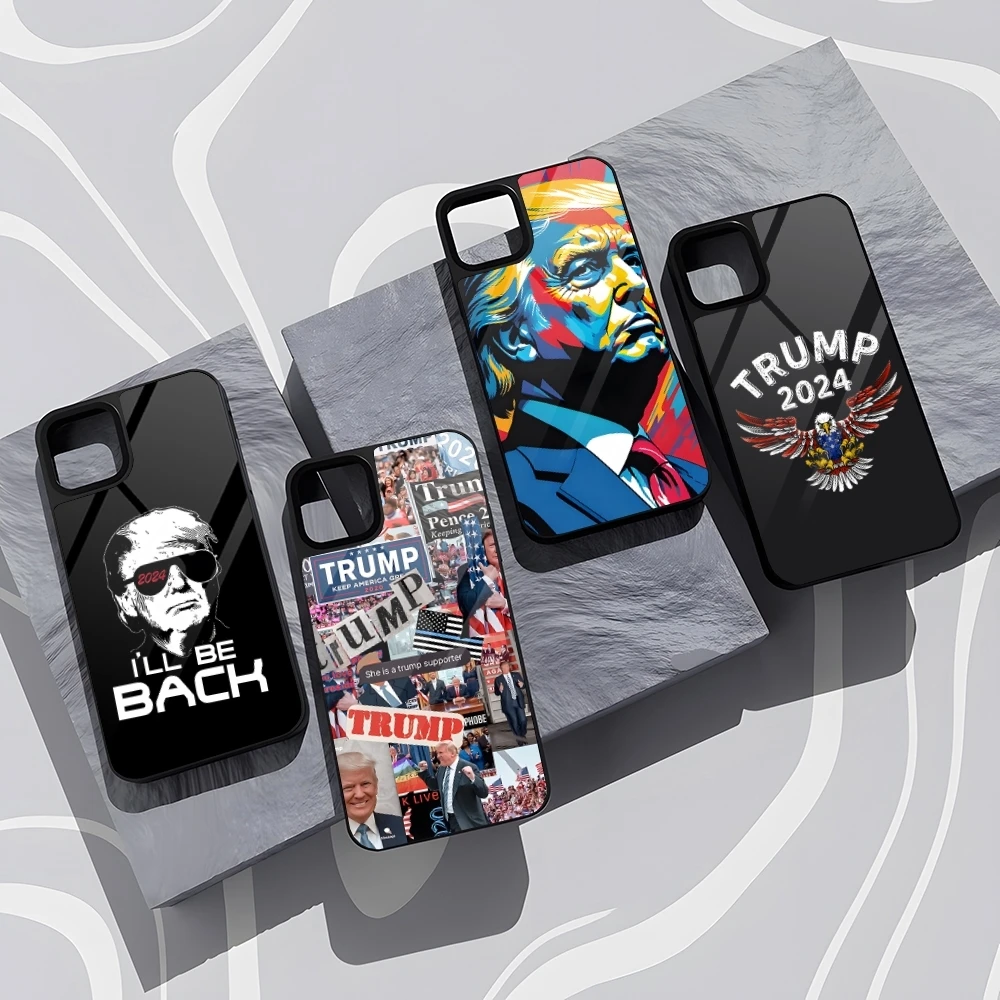 Trump 2024 Phone Case PC+TPU Funda For Samsung Galaxy S10 S30 S22 S20 S21 Plus Ultra Note 10 Pro 20 Luxury Classic Cover