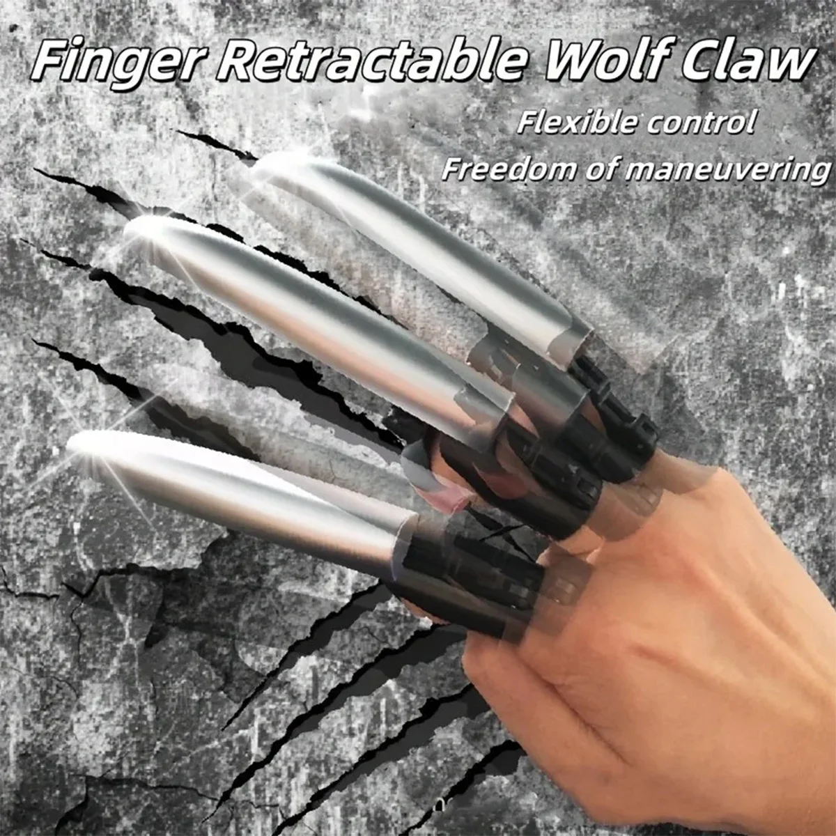 لعبة إصبع مخلب الذئب القابلة للسحب - ممتعة وآمنة، تصميم قابل للتمديد، كوسبلاي مخالب ولفيرين، مثالية للعب الأدوار والحفلات التنكرية #3