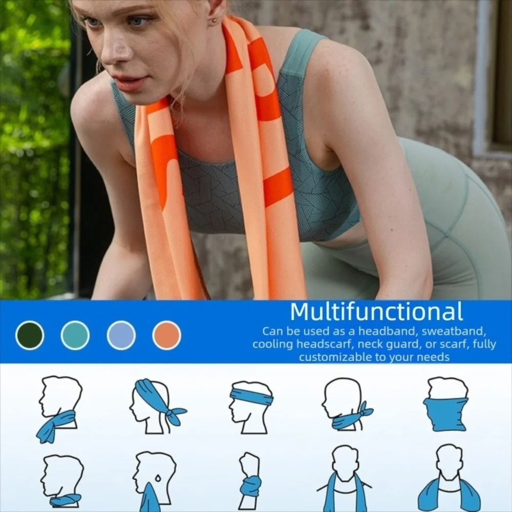 Breathable Cooling Towel Soft Microfiber Quick Dry Quick Drying Towel Sweat-absorbent Sports Towel Printed Sport Towel