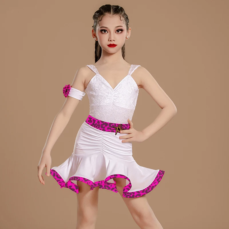 مجموعة الرقص اللاتيني Tianjiao 2025 تنورة ممارسة الرقص على الطراز الغربي الجديد