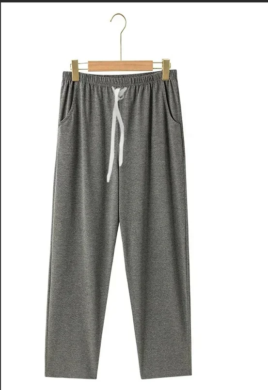 Herren Gothic-Stil Vertikal Gestreifte Weitbeinige Trainingshose, Gerade und Locker Geschnitten, Y2K-Stil Dunkle Punk-Streetwear-Hose – Detail 3