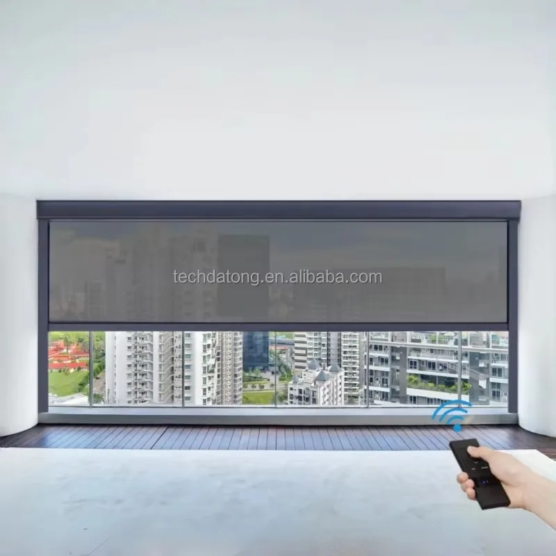 【2026】Factory Price Electric Zipper Screen Roller Blind-Smart WiFi Outdoor Zip Track Blind OEM/ODM Supplier For Home & Office