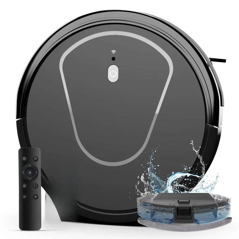 

3-in-1 5000Pa robot vacuum cleaner, with wet and dry functions, automatic charging