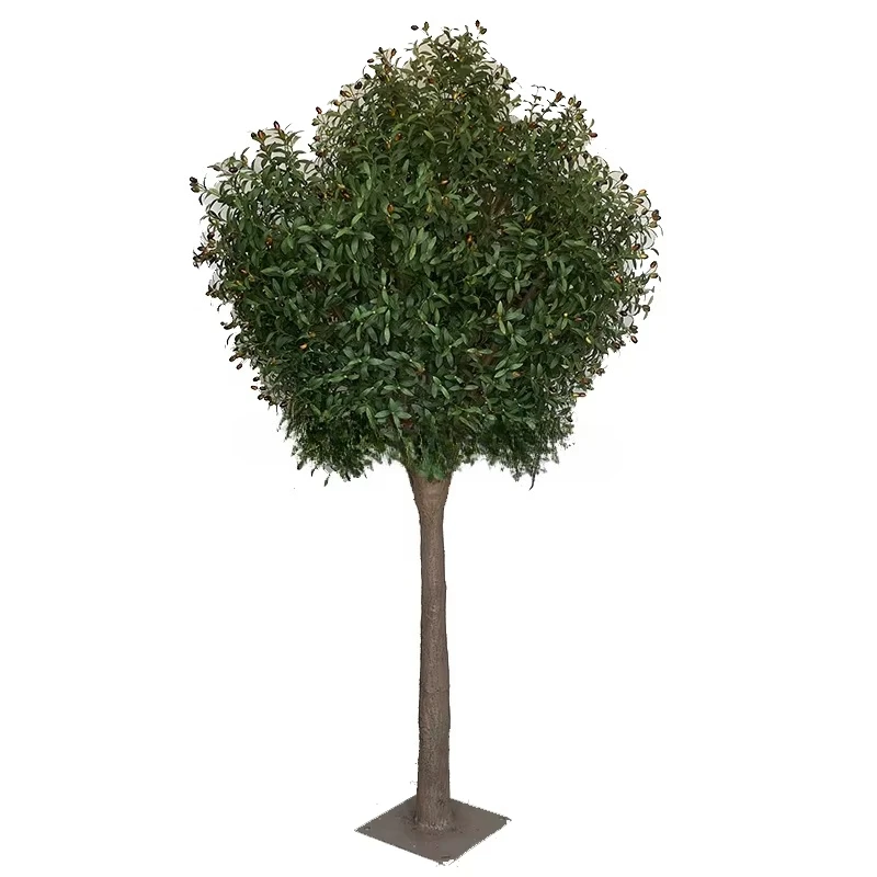 #￥Jumei Large Durable Environment-Friendly High Simulation 280cm Floor-StandingPlastic Artificial Olive TreeOrnament Home Garden