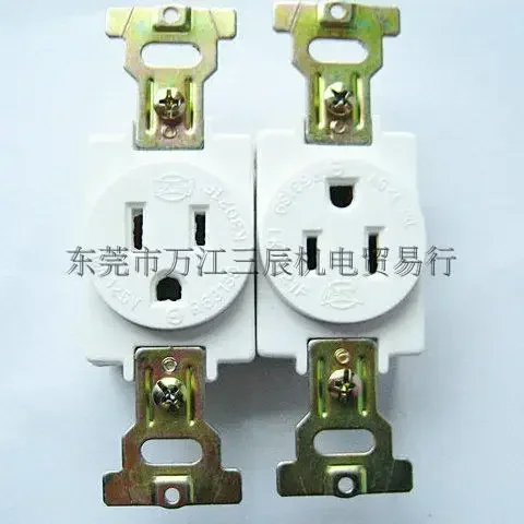 15A125V grounding Taiwan original LKEW Longguang LK3021F American concealed socket spot WF3002EK