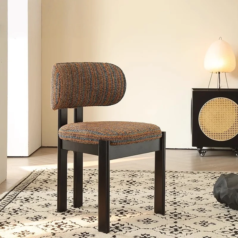 

Chic Minimalist Dining Chairs Scandinavian Kitchen Seating Ergonomic Comfortable Living Room Accent Chair Luxe Home Furniture