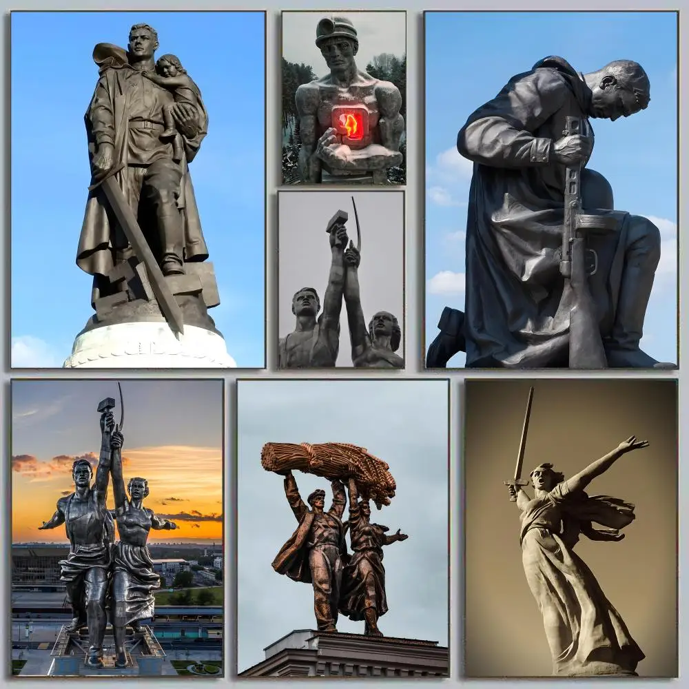 

Famous Statue of the Russian Poster HD Art Sticky Wall Waterproof Home Living Room Bedroom Bar Aesthetic Decoration