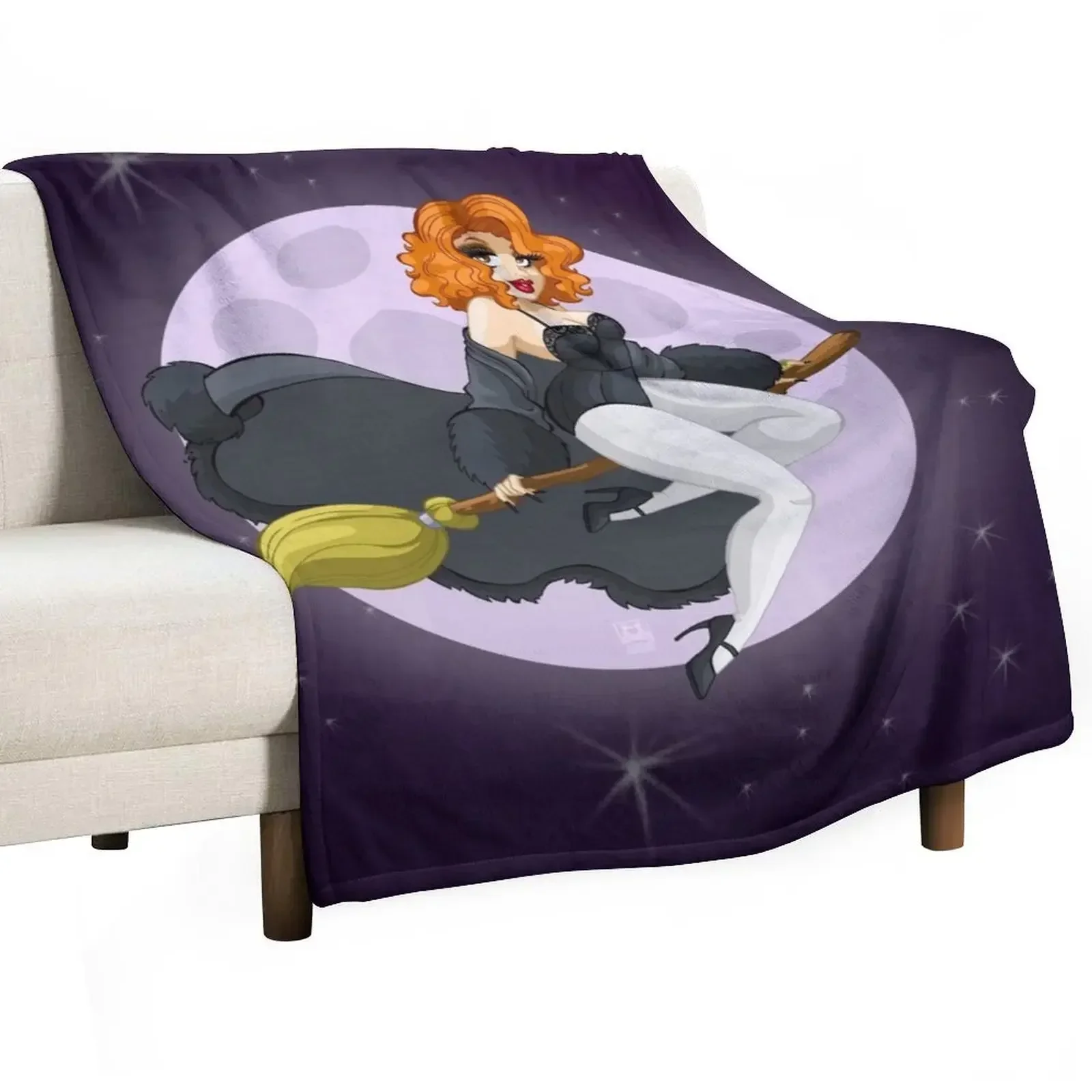 Jinkx Monsoon Throw Blanket Plush For Sofa Thin Blankets For Baby funny gift Decorative Sofas Furrys Blankets