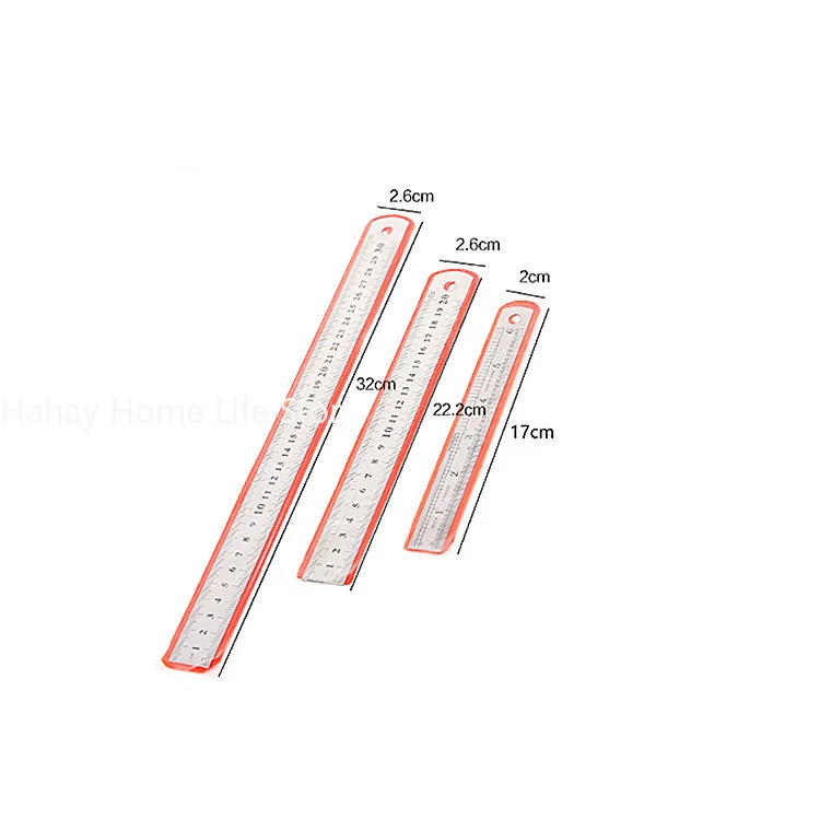 Sewing Foot Sewing 15-30cm Stainless Steel Metal Straight Ruler Ruler Tool Precision Double Sided Measuring Tool