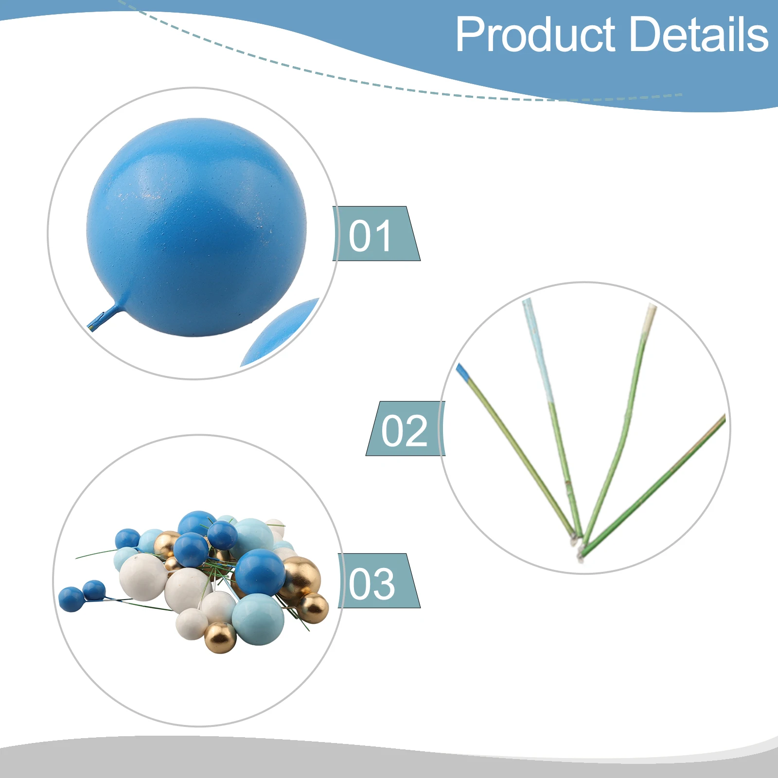 Birthday Celebration Cake Decoration Balls Easy To Use Cake Decor Cake Decorating Supply Creative Baking Easy Application