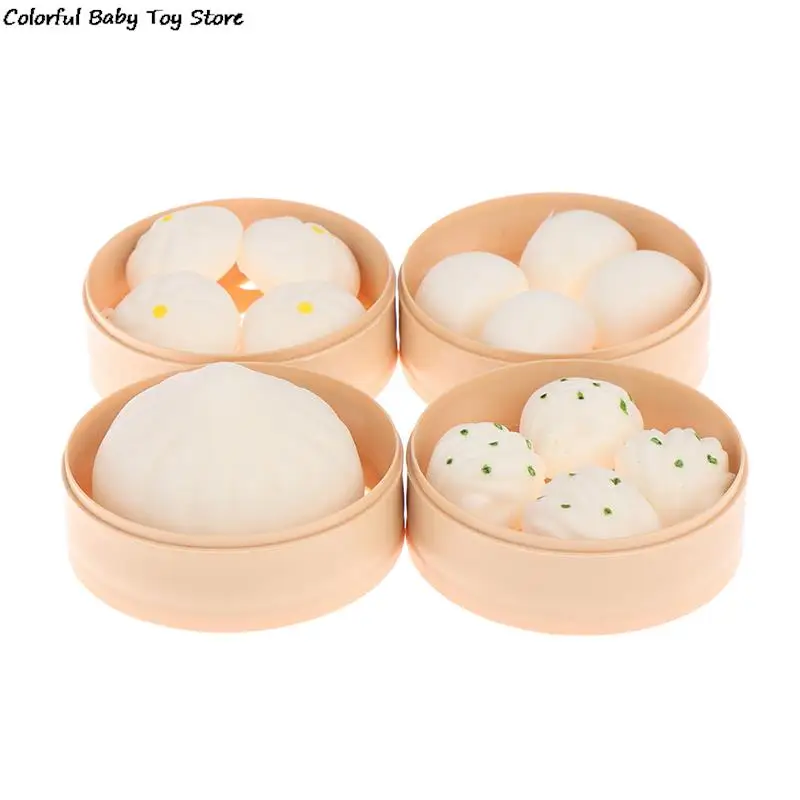 Fidget Sensory Toy Steamer Of Steamed Stuffed Bun Autism Special Needs Stress Reliever Stress Soft Relieve Toy