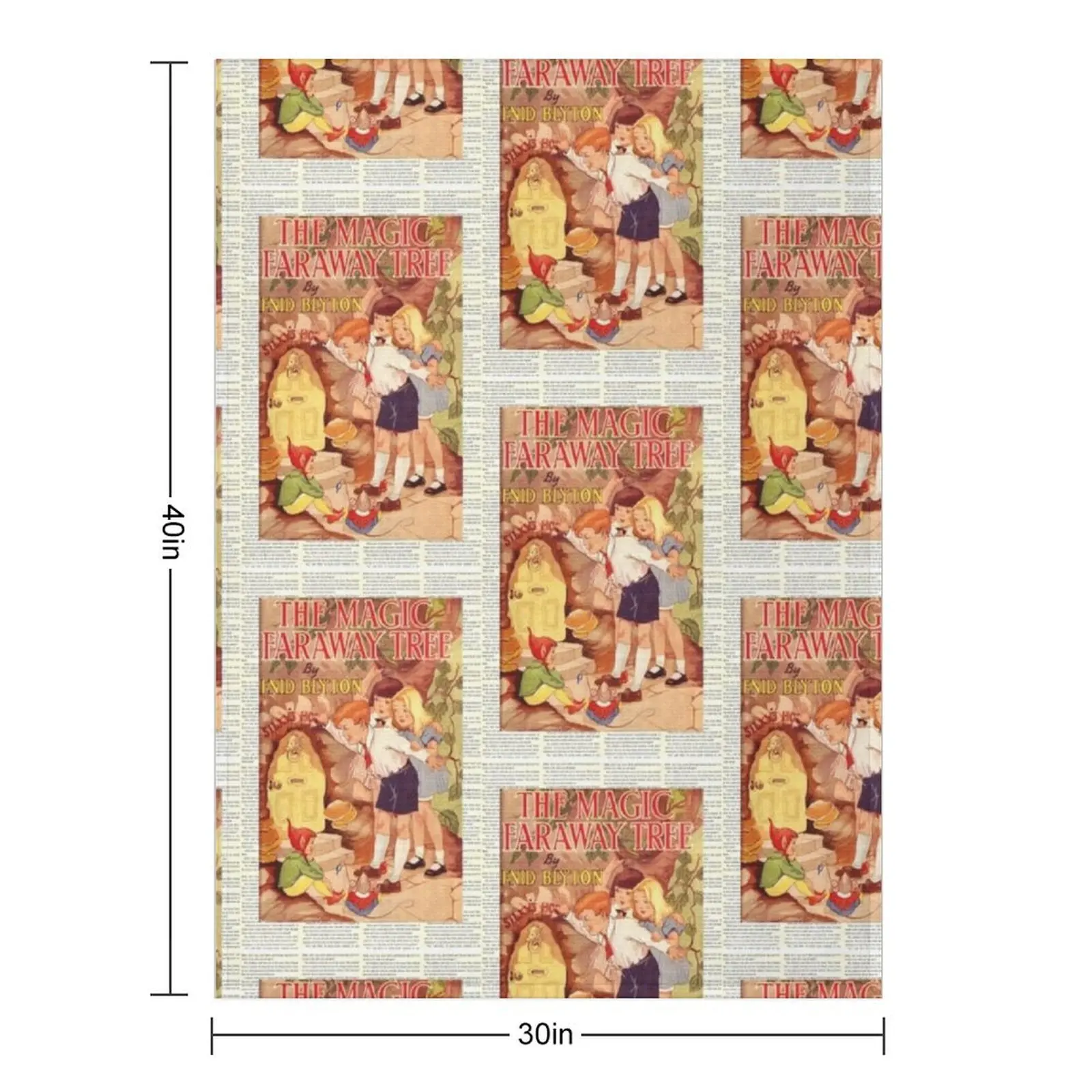 The Magic Faraway Tree Book Cover Throw Blanket Retros Luxury Brand Thermals For Travel Loose Blankets
