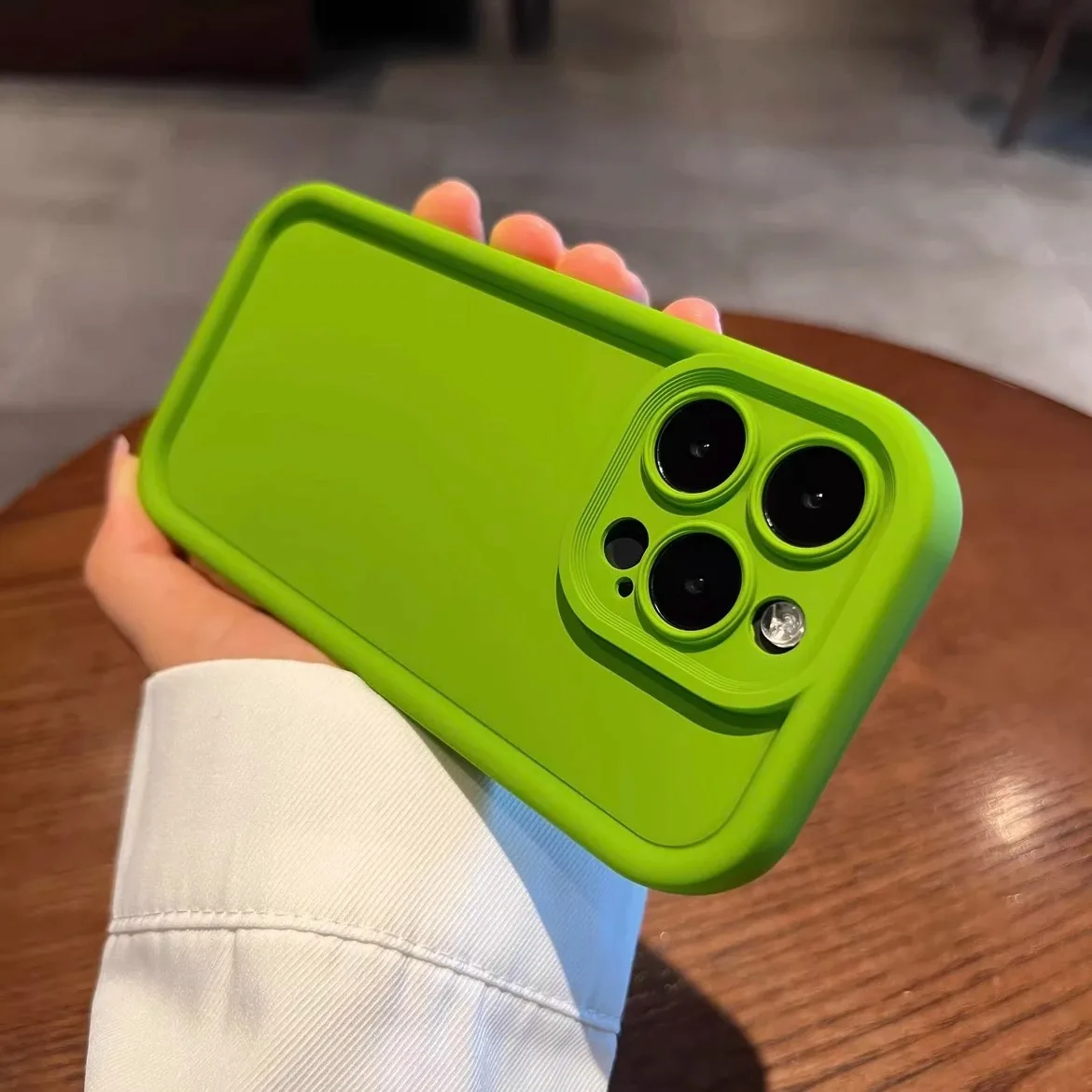 Luxus Einfarbig Stoßfest Telefon Fall Für iPhone 16 15 14 13 12 11 17 Pro Max AIR 14 15 Plus fällen Stoßstange Abdeckung Zubehör – Detail 7