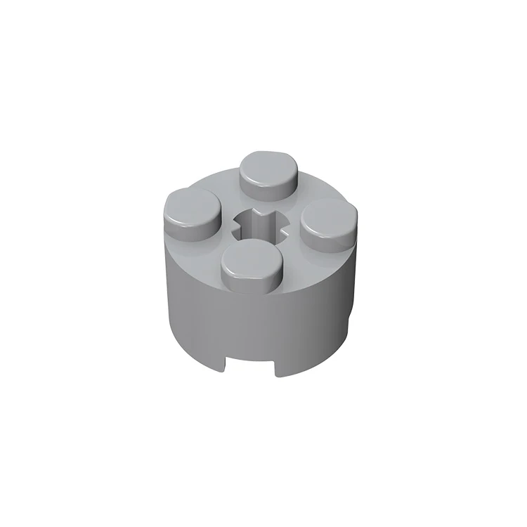 10Pcs MOC Parts 3941 6143 Brick Round 2 x 2 with Axle Hole Compatible Bricks DIY Assmble Building Blocks Particle Kid Toy Gift