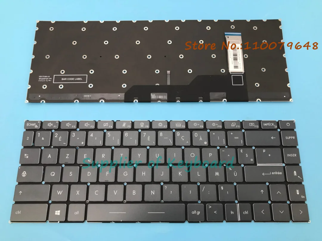 Imagem -02 - Teclado Francês Azerty Backlit para Laptop Msi Ge66 Raider 10sf 10sfs 10sgs Ms1541 Novo