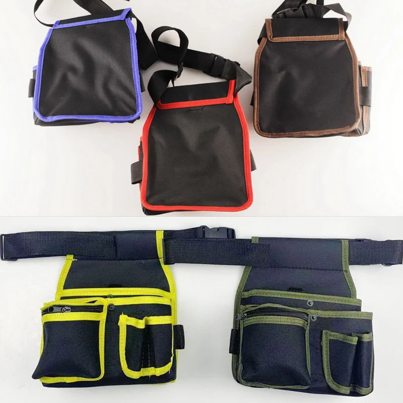 Đa Chức Năng Công Cụ Túi Chống Nước Phần Cứng Thợ Điện Bộ Công Cụ Máy Khoan Bao Da Eo Vải Oxford Cờ Lê Vặn Vít Túi Đựng Dụng Cụ